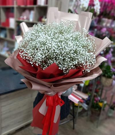Букет цветов из: Гипсофила в Гдове