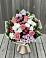 Букет цветов из: Альстромерии, Гвоздики, Розы и Хризантемы в Гдове
