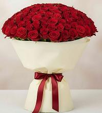 Букет 101 Красная роза Милано в Гдове