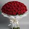 Букет 101 Красная роза Блэк Мэджик в Гдове