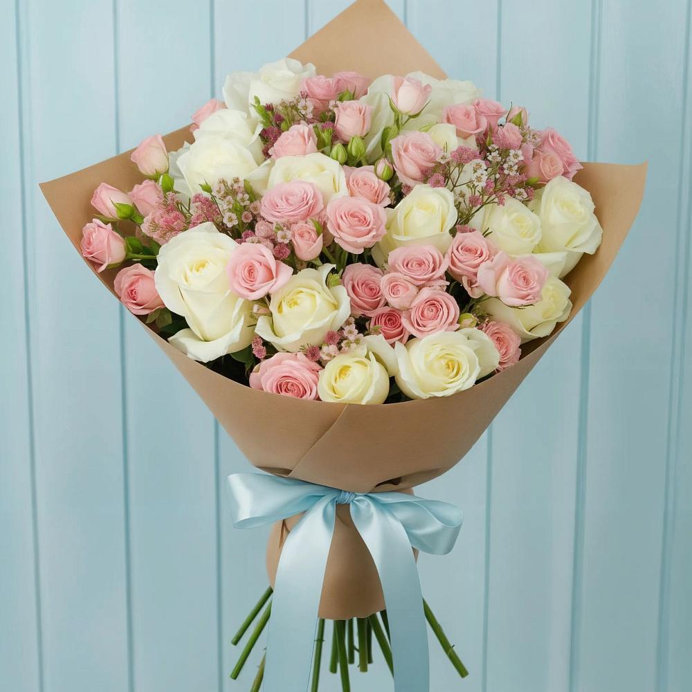 Букет цветов из: Розы в Гдове