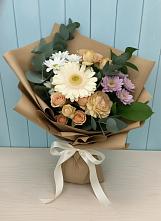 Букет цветов из:  Герберы и Хризантемы в Гдове