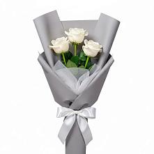 Букет 3 белые розы #REPLACE_PRED# Гдове