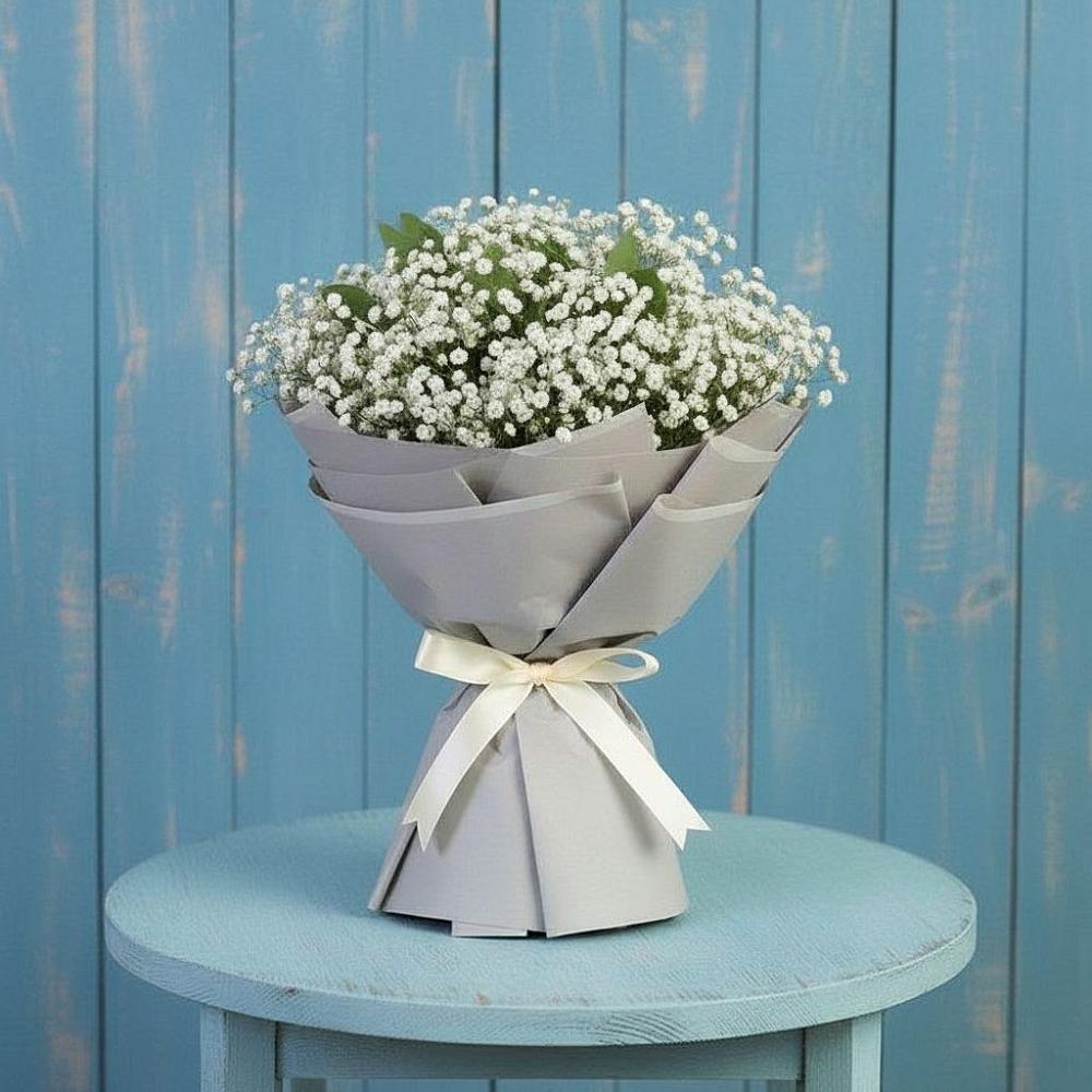 Букет цветов из: Гипсофила в Гдове