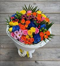 Букет цветов из:  Розы и Хризантемы в Гдове