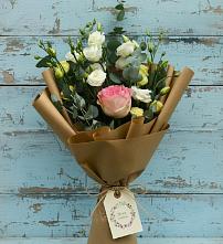 Букет цветов из:  Розы и Лизиантусы #REPLACE_PRED# Гдове